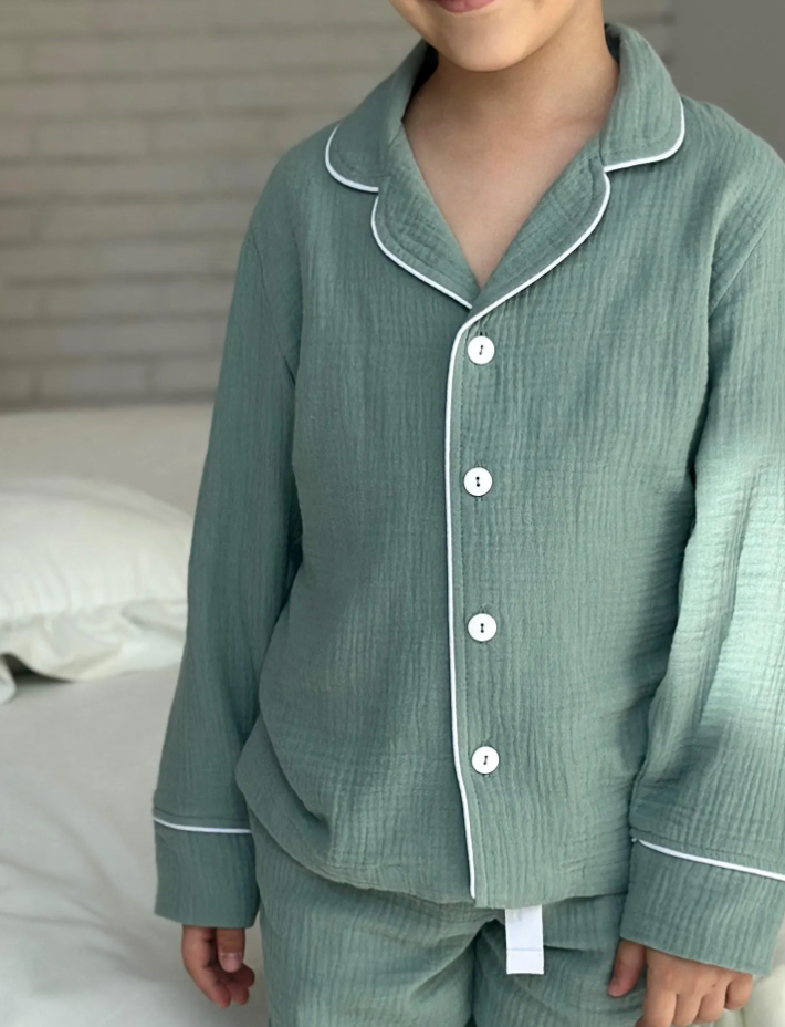 Cotton Kids Sleepwear with Longsleeve