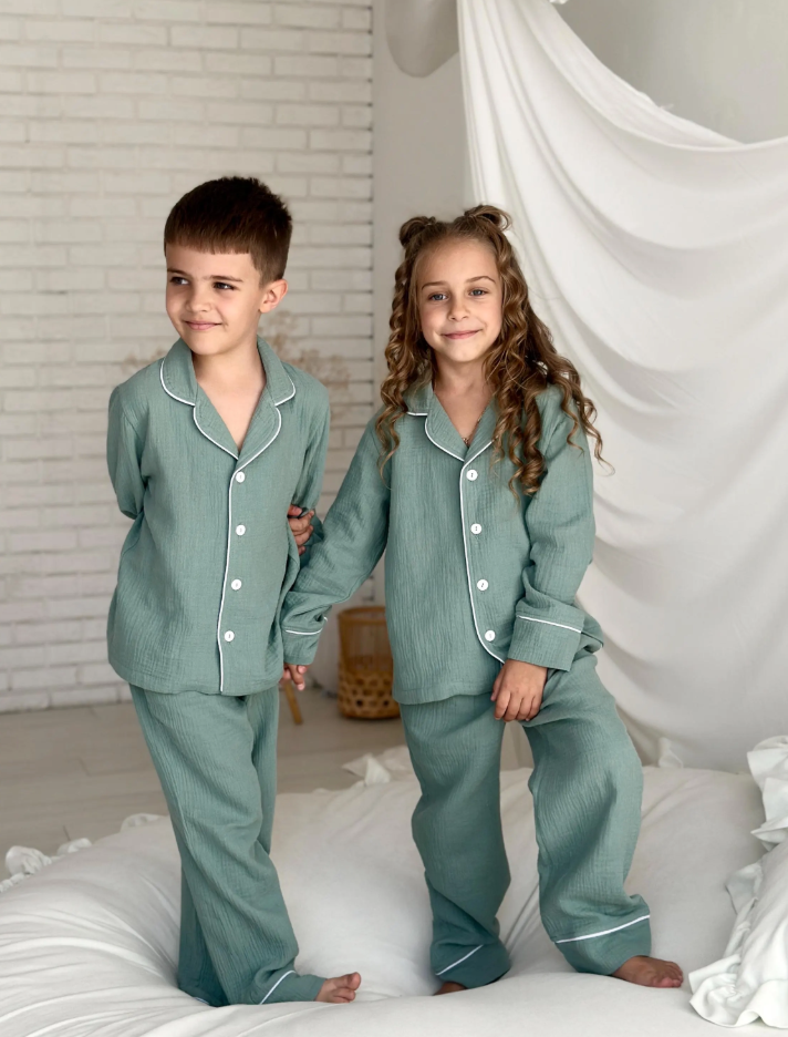 Cotton Kids Sleepwear with Longsleeve