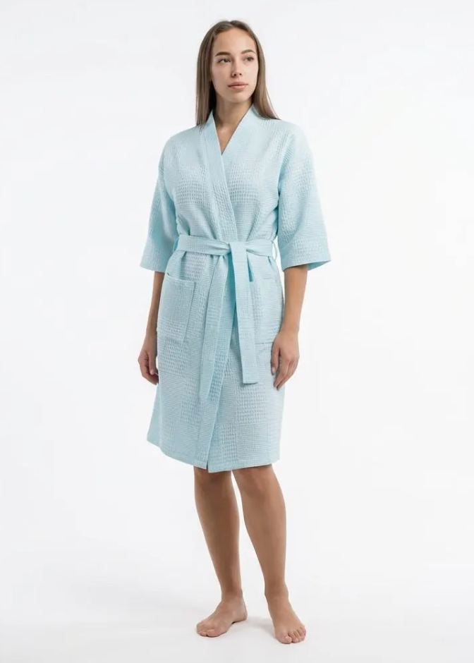 Waffle Robe & Towel Set