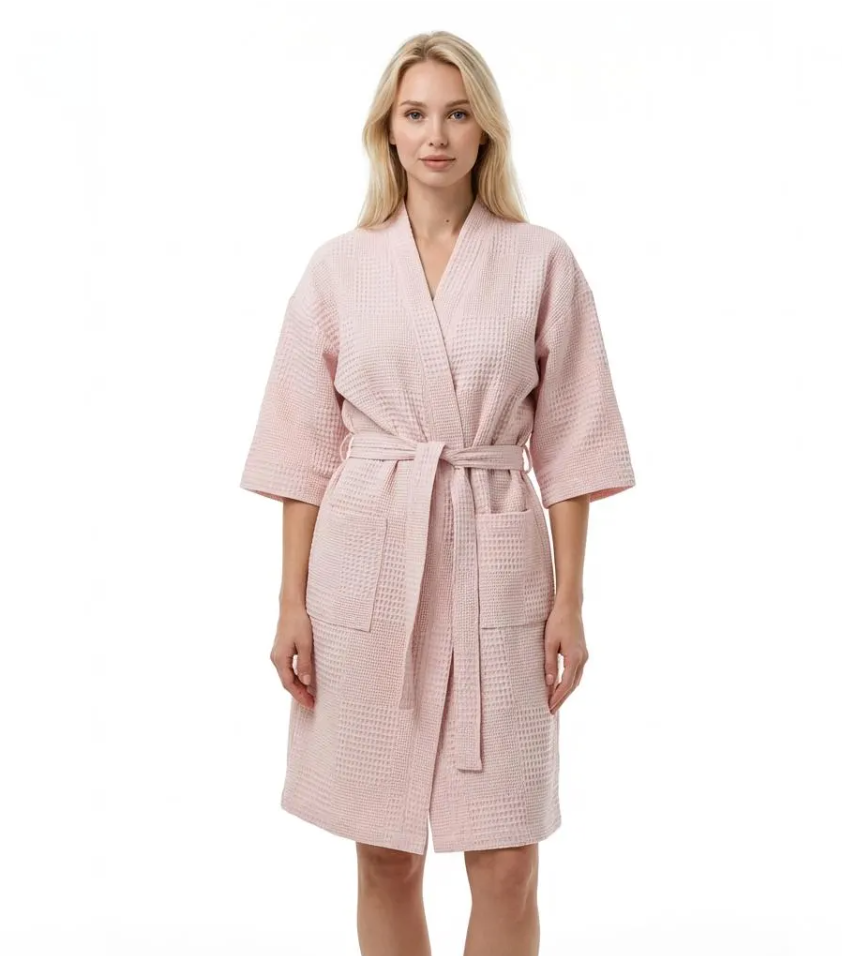 Waffle Robe & Towel Set