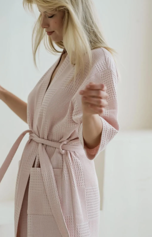 Waffle Robe & Towel Set