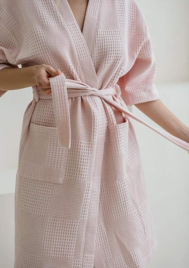 Waffle Robe & Towel Set