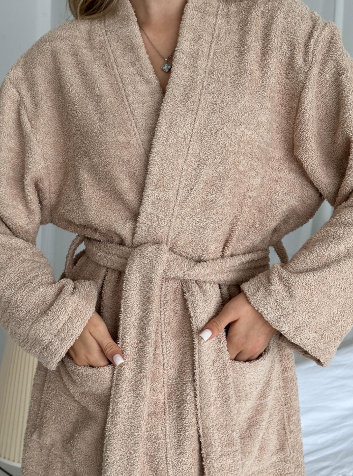 Beige Bathrobe