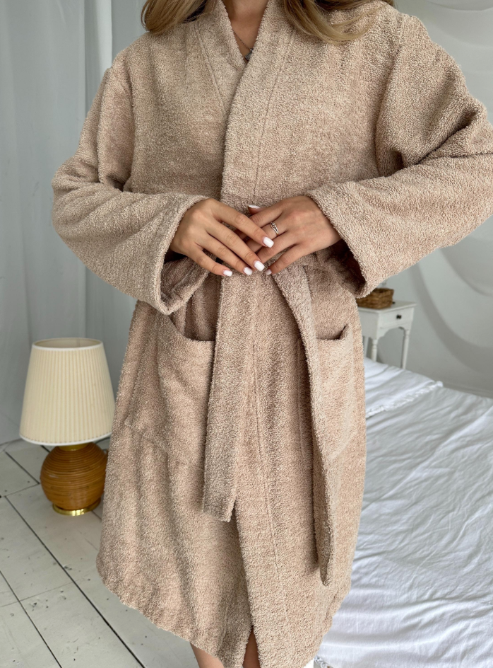 Beige Bathrobe