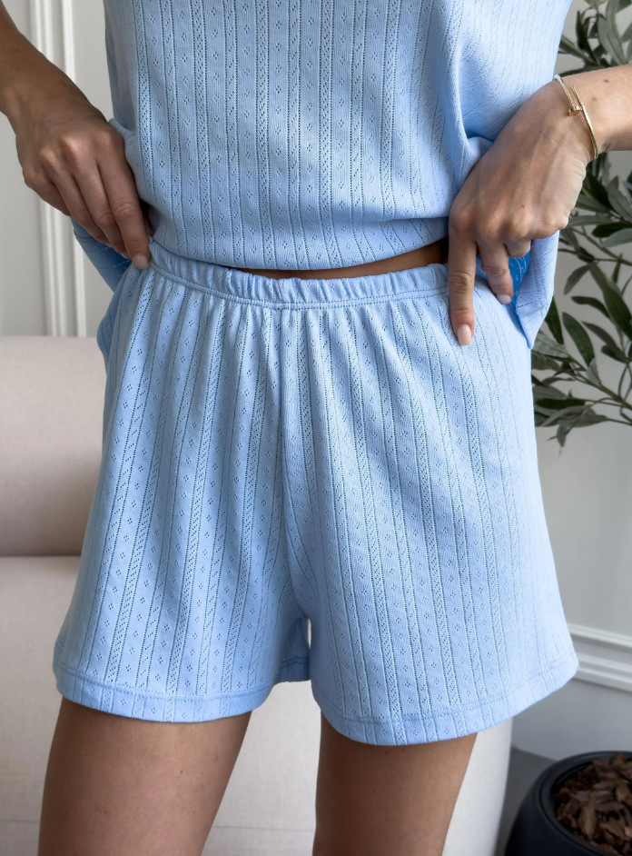 Women’s Blue Pajama Set