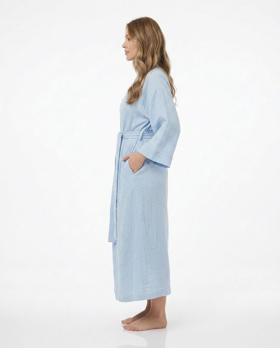 Blue Beach Kimono for Women