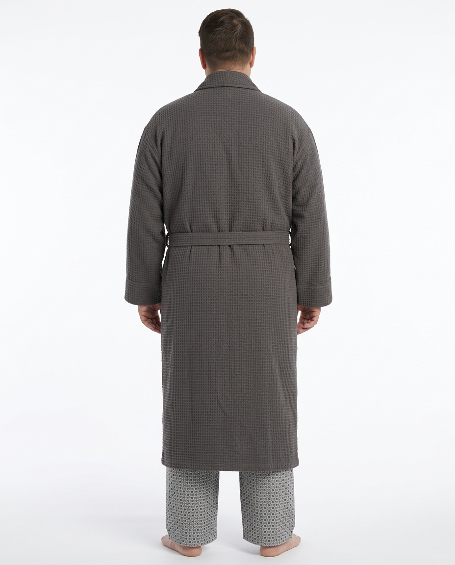 Plus Size Waffle Robe 2XL–4XL