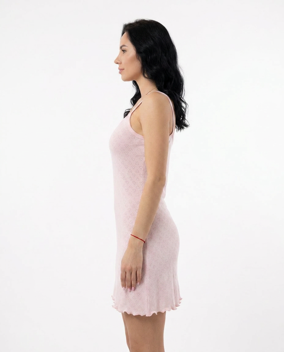 Pink Nightgown in Heart