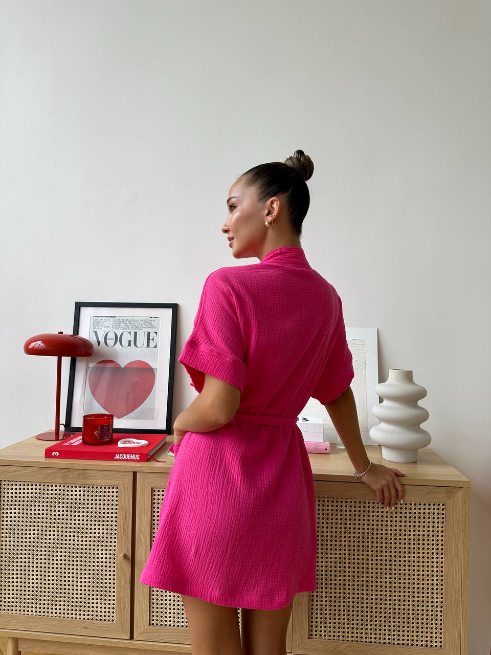 Muslin Robe with Pockets