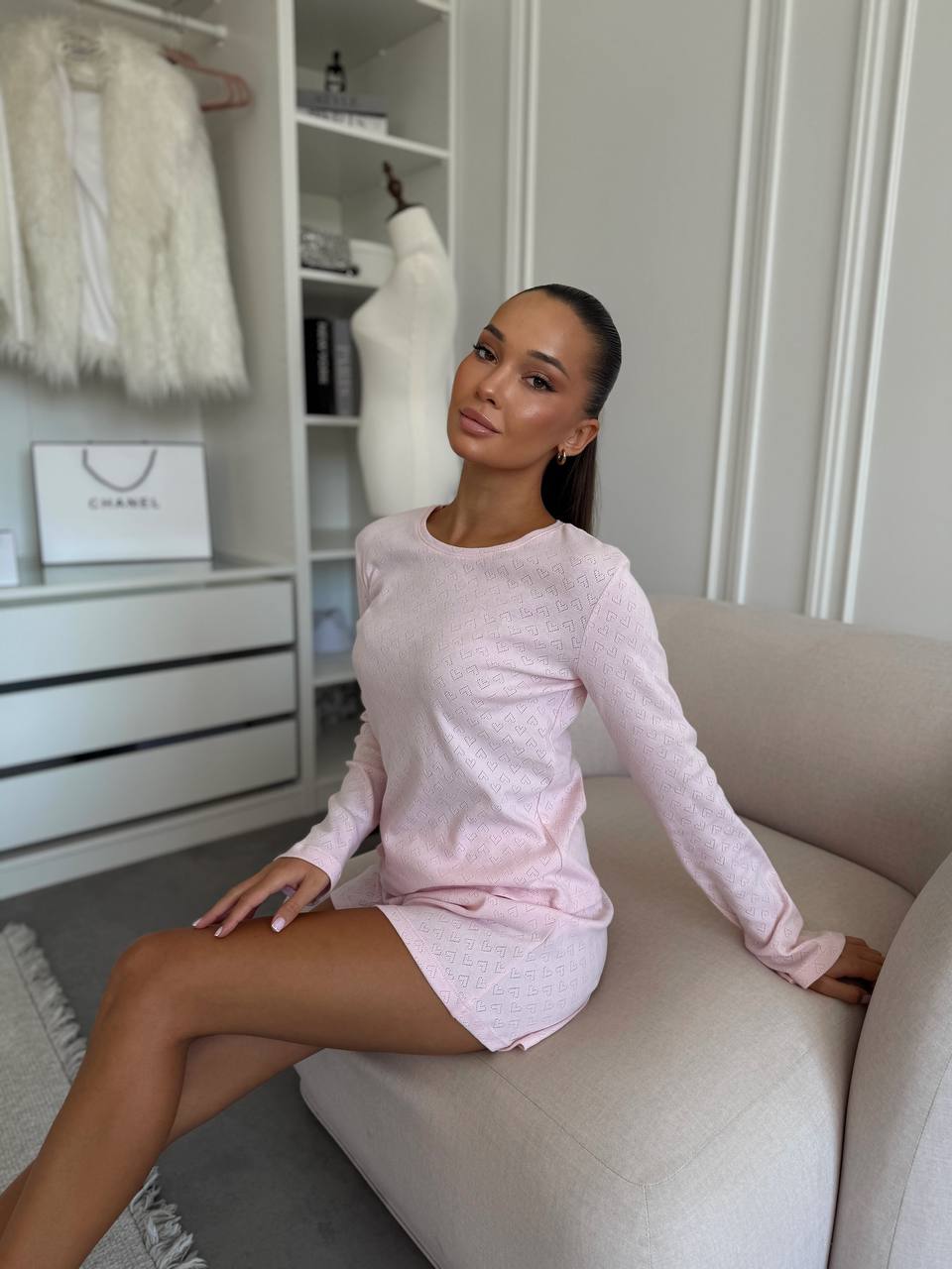 Pajama Set Long Sleeve & Shorts