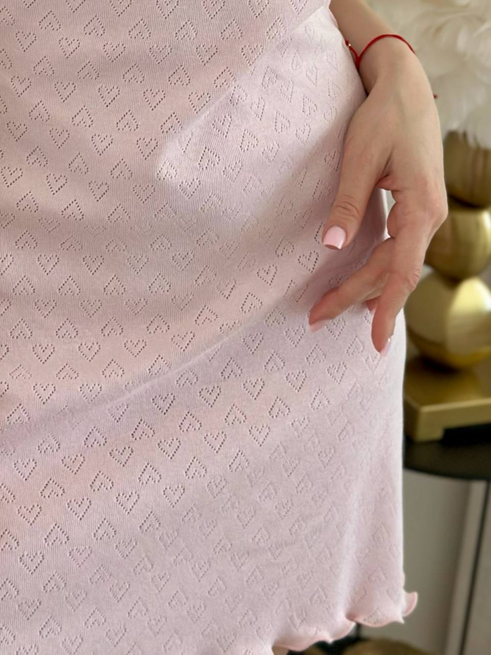 Pink Nightgown in Heart