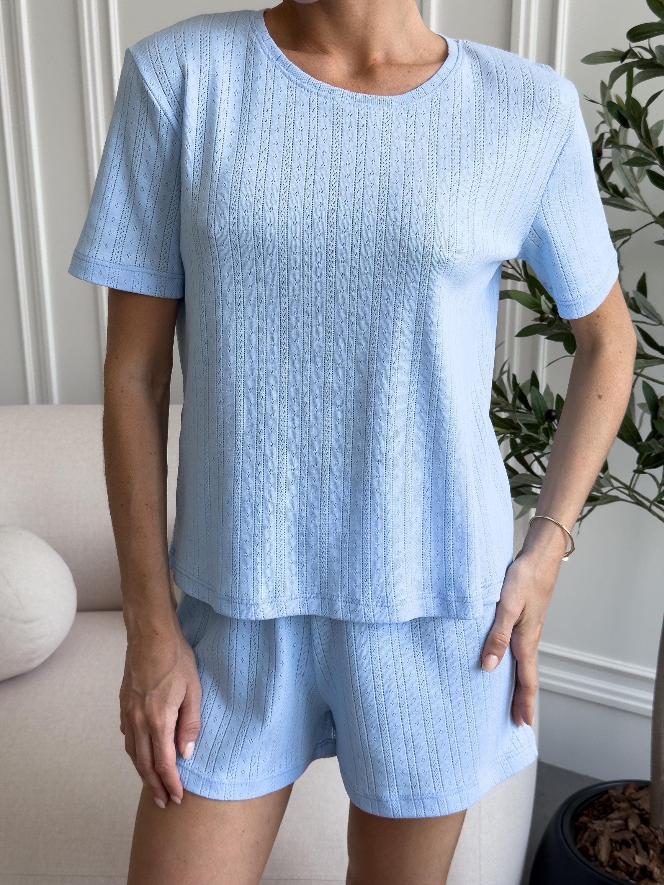 Women’s Blue Pajama Set