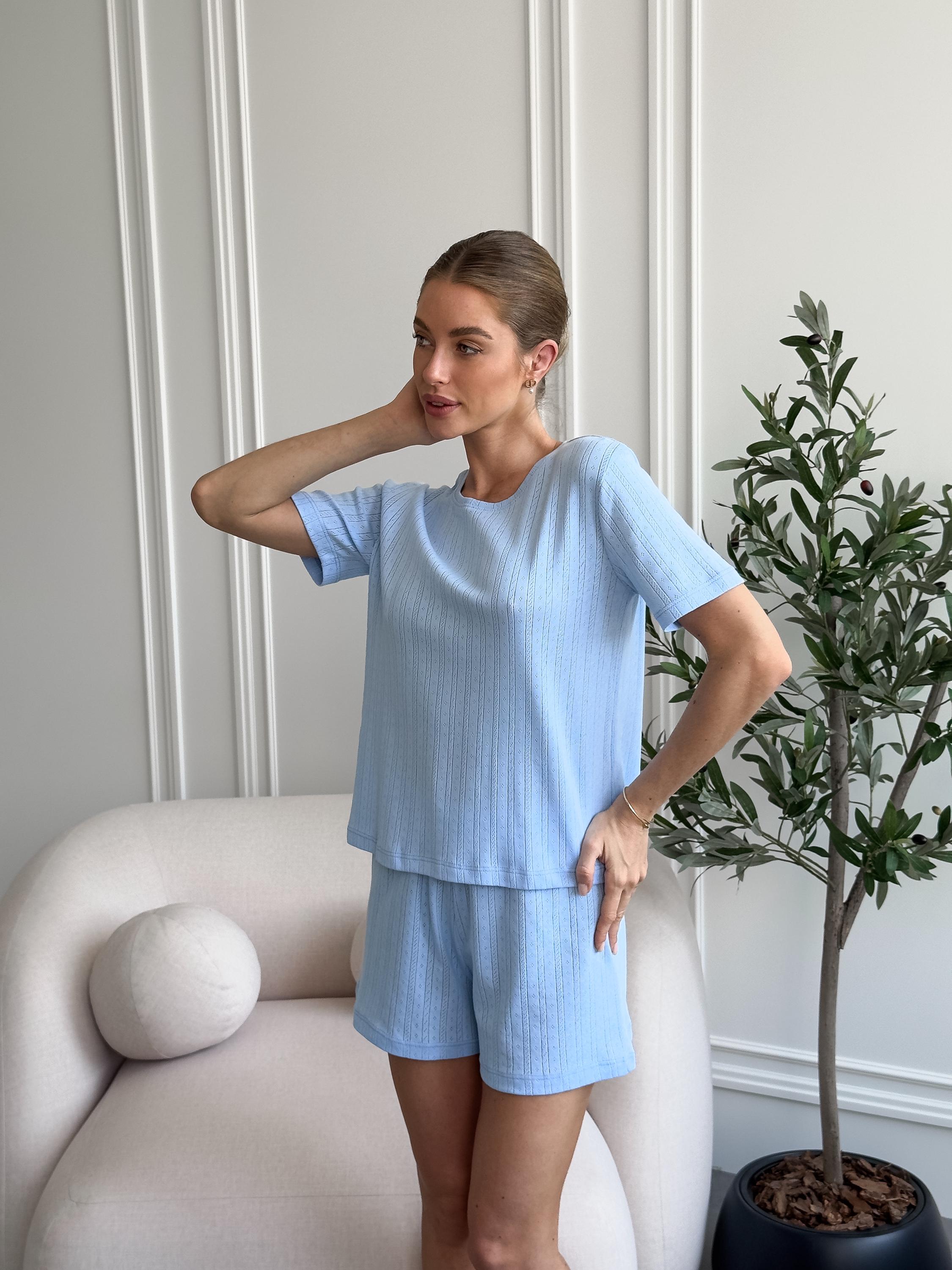 Women’s Blue Pajama Set