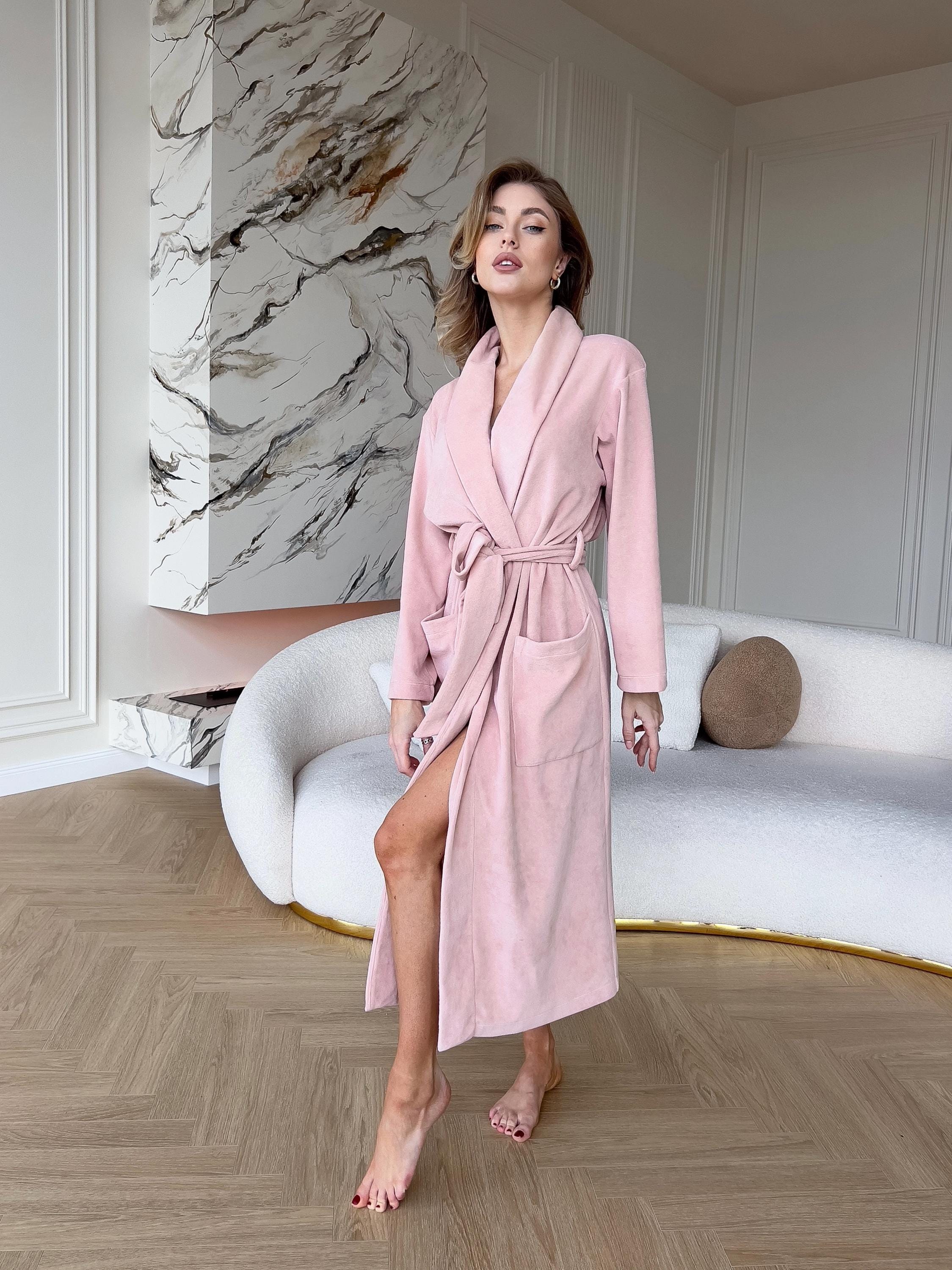 Cotton Velour Robe
