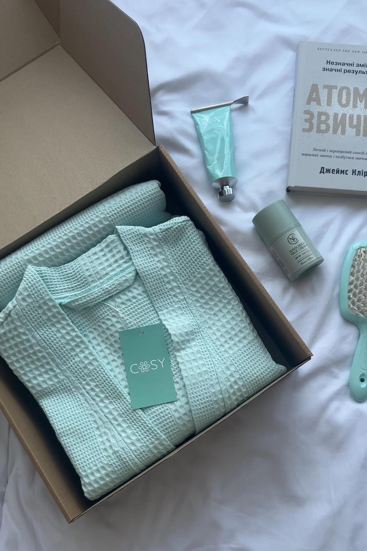 Waffle Robe & Towel Set