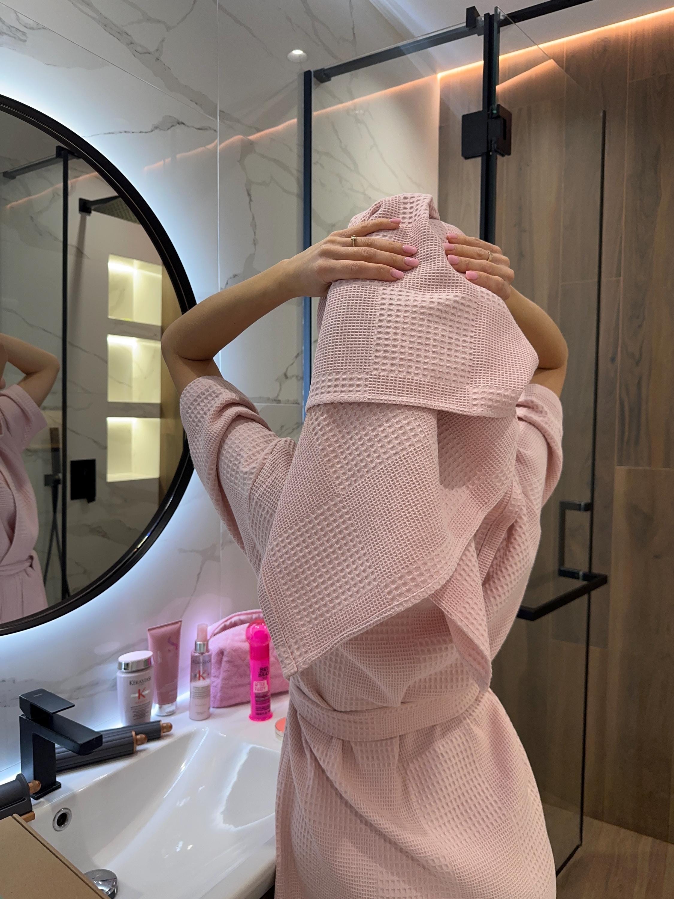 Waffle Robe & Towel Set