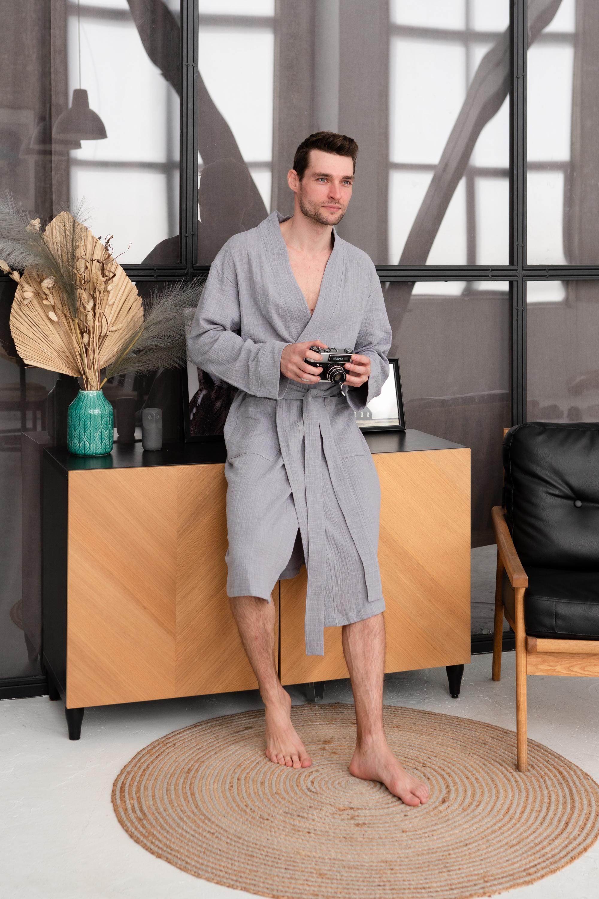 Muslin Robe with Pockets