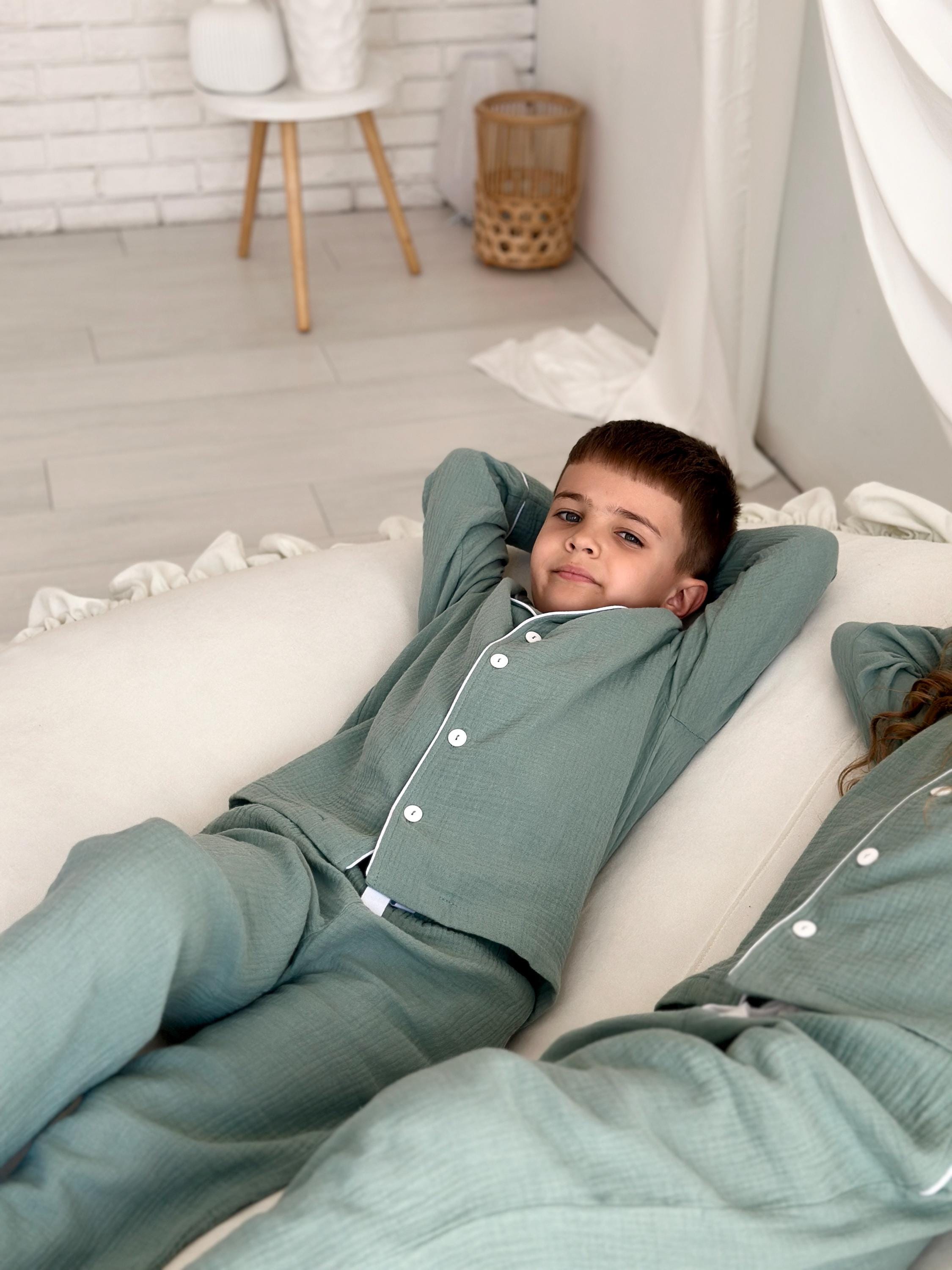 Cotton Kids Sleepwear with Longsleeve