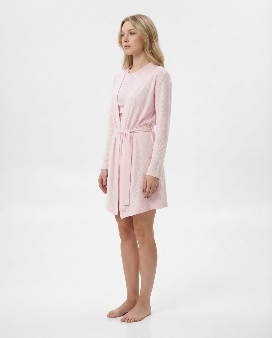"Rose Amour" Cotton Robe