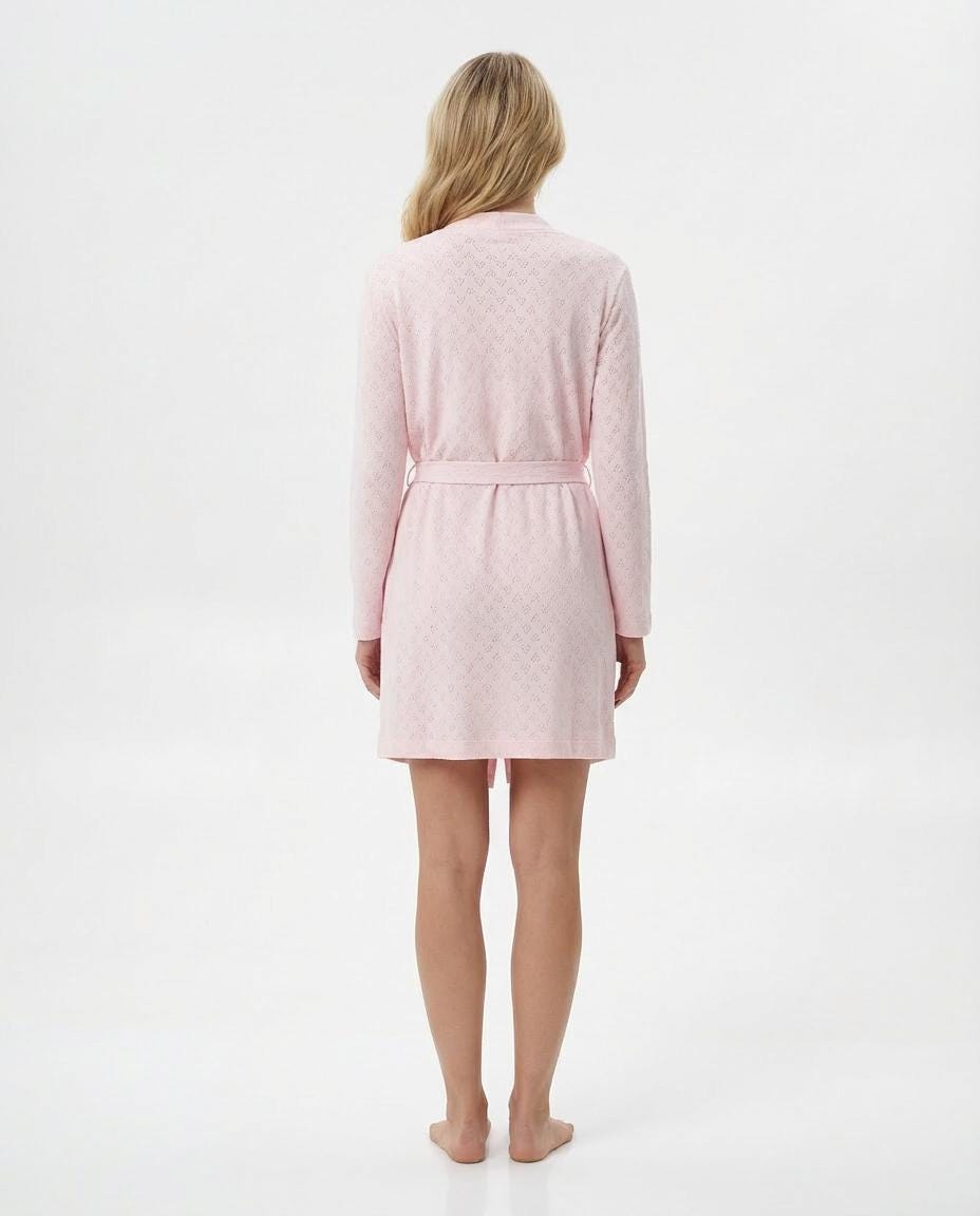 "Rose Amour" Cotton Robe
