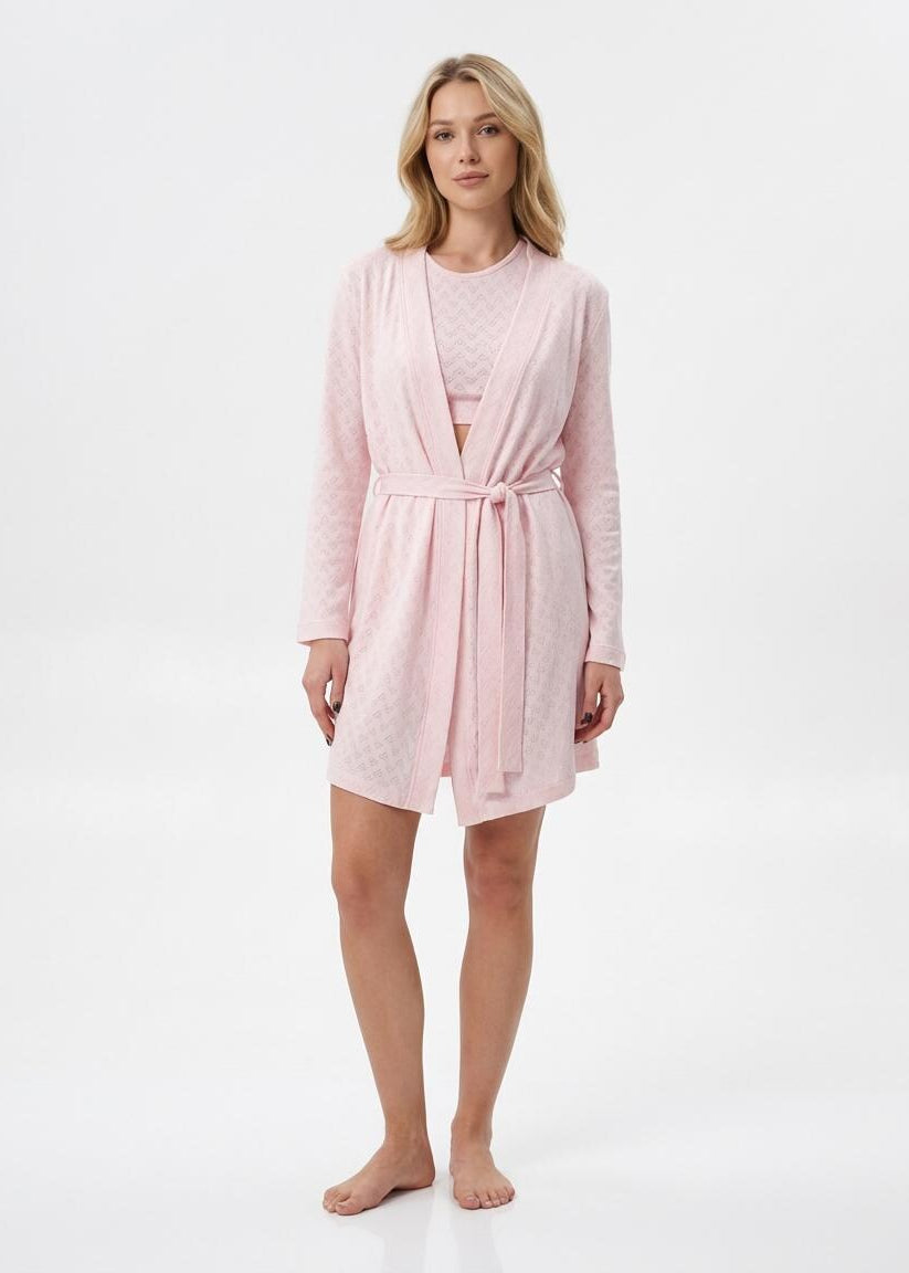 "Rose Amour" Cotton Robe