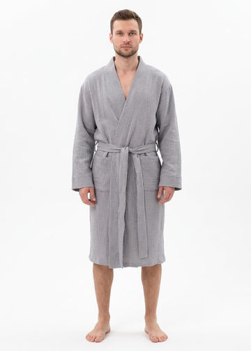 Muslin Robe with Pockets