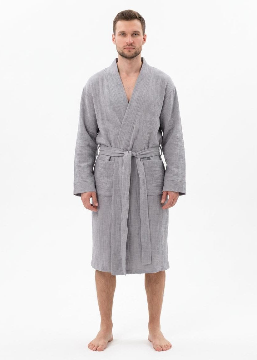 Muslin Robe with Pockets