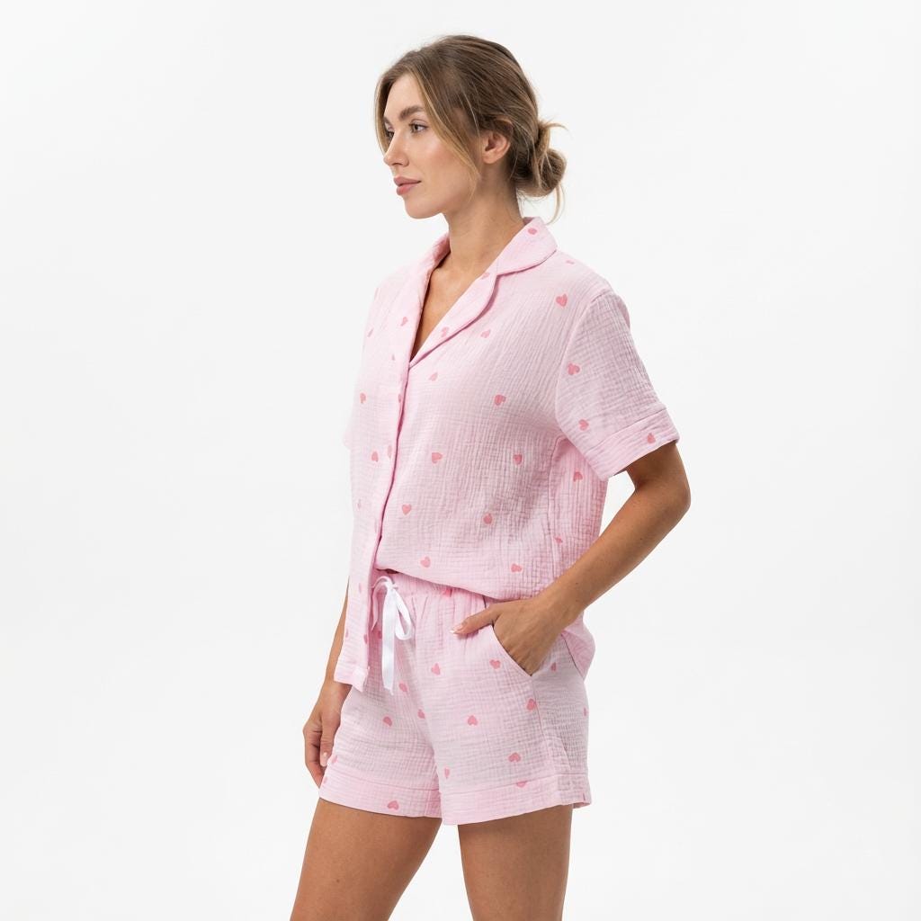 Muslin Pajama Set