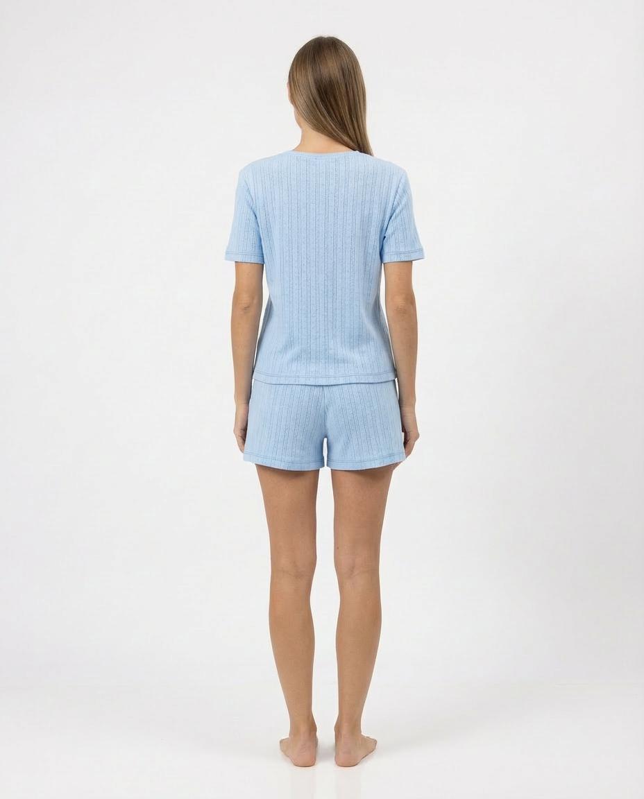 Women’s Blue Pajama Set